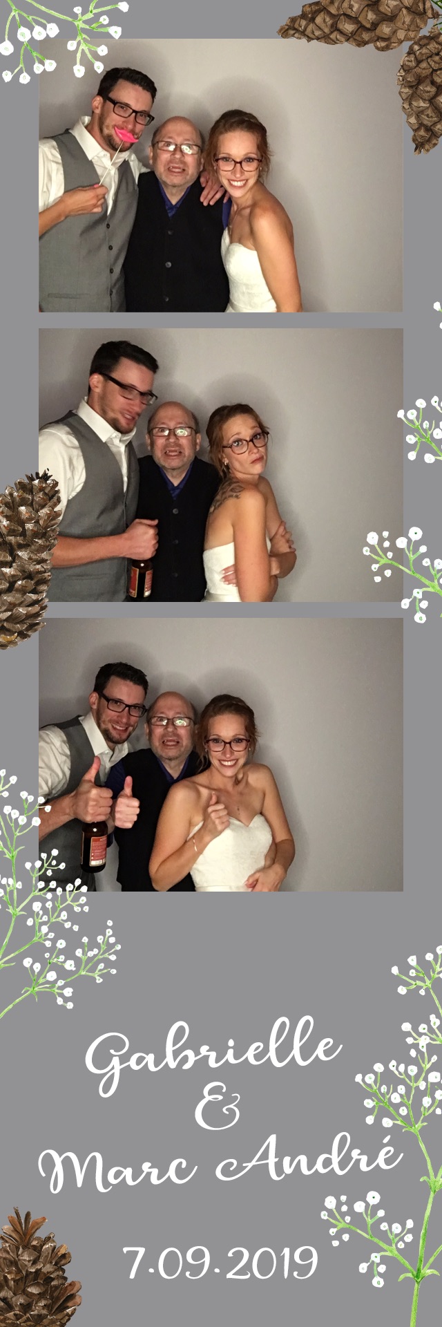 Mariage de Gabrielle et Marc-André | View more photos from the event at album.pbooth.red/u/Photobooth-RED/Mariage-de-Gabrielle-et-Marc-André